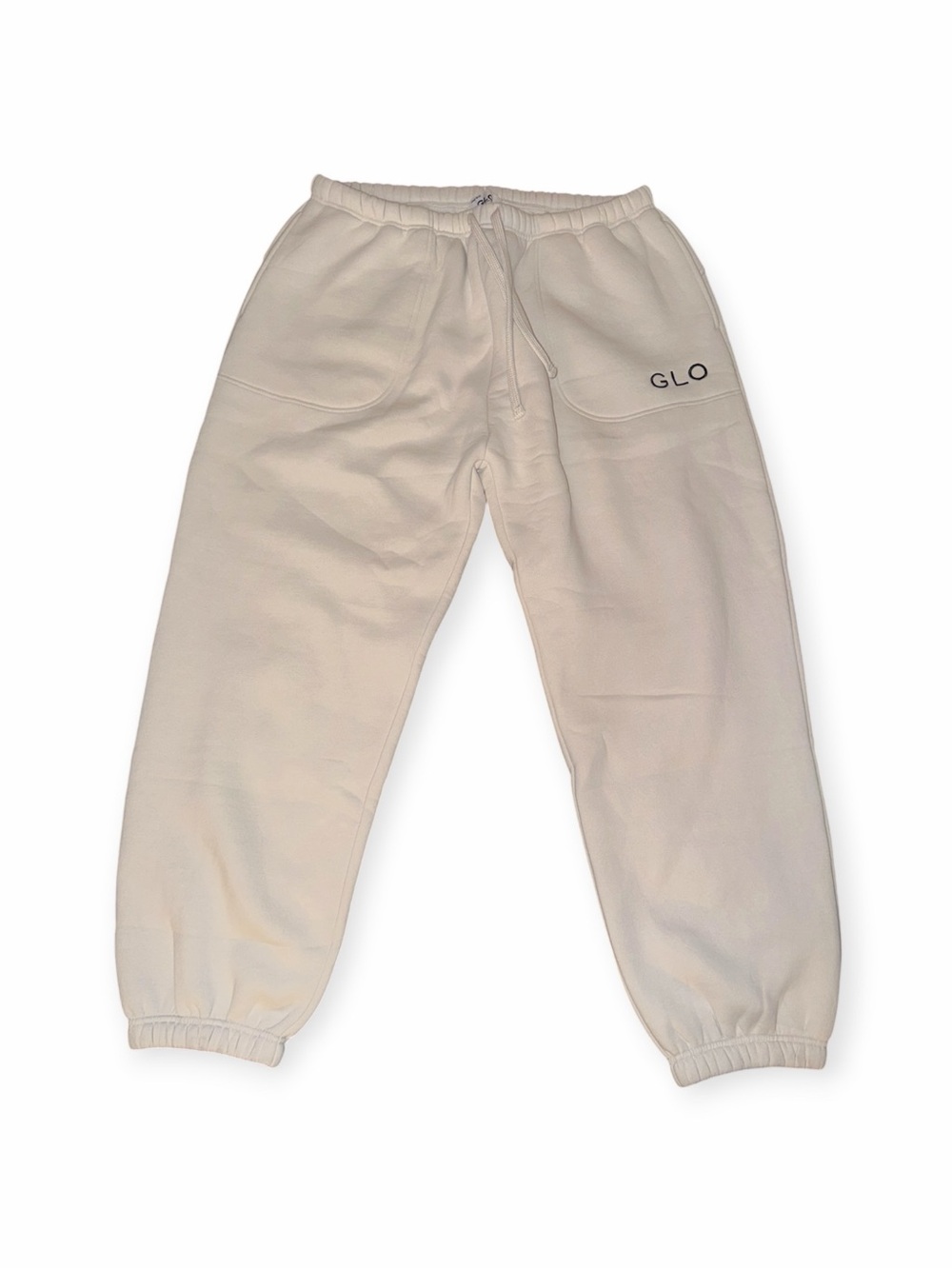 GLO God Over Everything White Heavyweight Fleece Sweatpants Size 2X